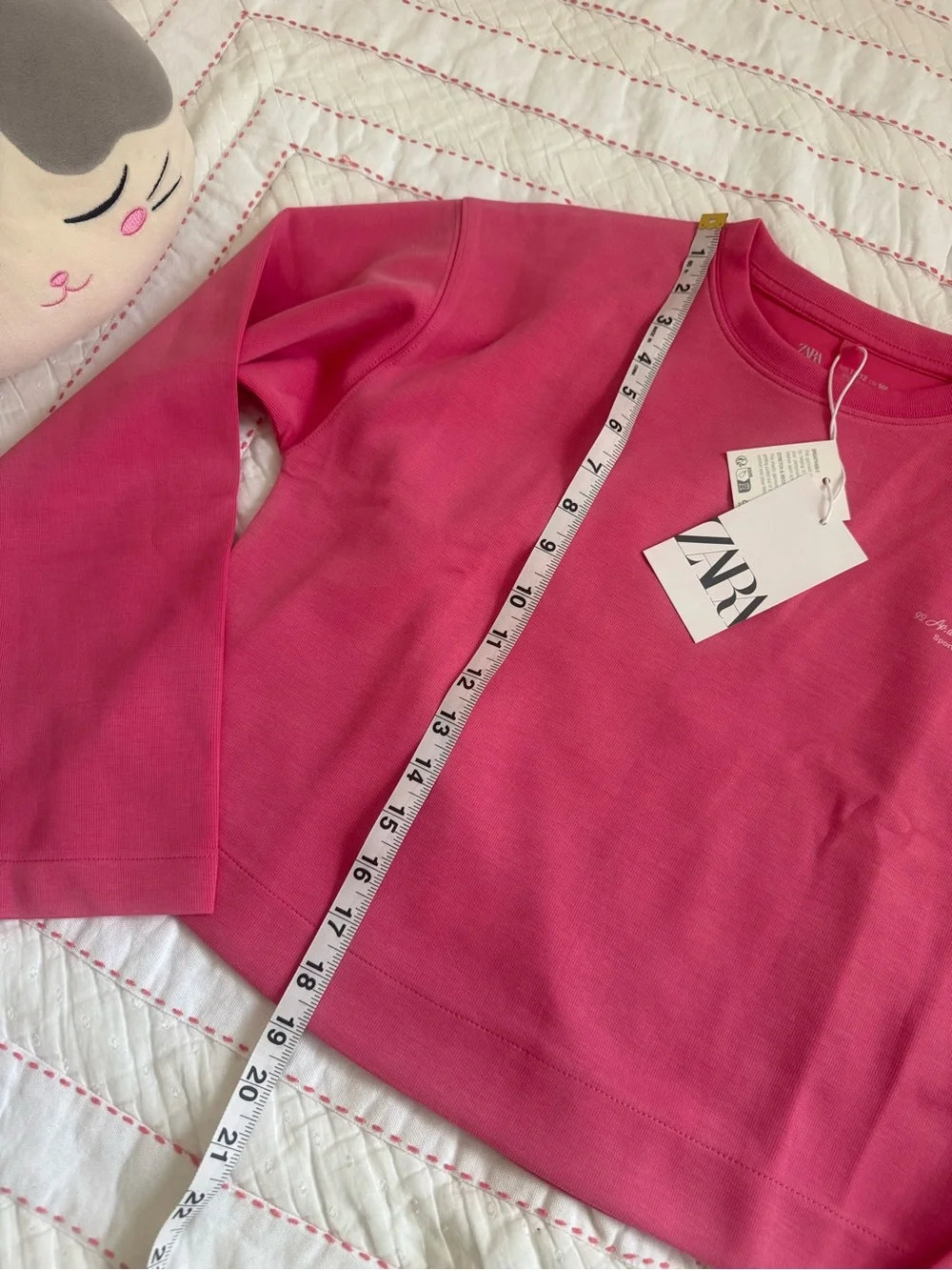 Zara Girls Pink Sweatshirt & Wide Leg Pants Set NWT Sizes 11/12 & 12/13